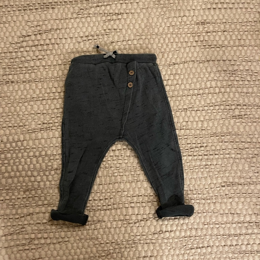 Gray/Blue Zara Kids Joggers | size 12-18 months